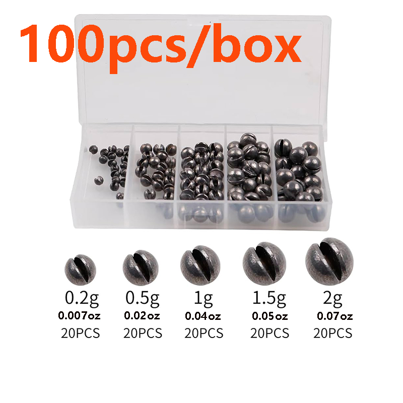 Fishing Line Box - 100 Adet/Kutu Tek Açılımlı Kurşun Batırıcı